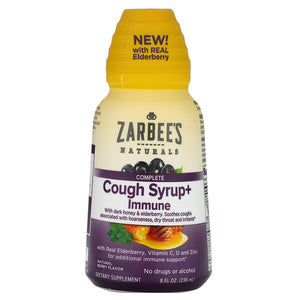 Zarbee's, Complete Cough Syrup + Immune, Natural Berry, 8 fl oz (236 ml)