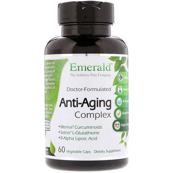 Emerald Laboratories, Anti-Aging Complex, 60 Vegetable Caps