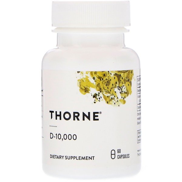 Thorne Research, D-10,000, 60 Capsules