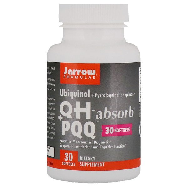 Jarrow Formulas, Ubiquinol, QH-Absorb + PQQ, 30 Softgels