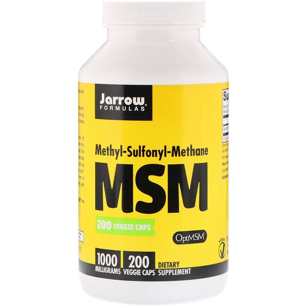 Jarrow Formulas, MSM, 1,000 mg, 200 Veggie Caps