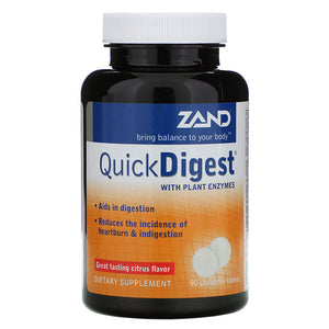 Zand, Quick Digest, Citrus Flavor, 90 Chewable Tablets