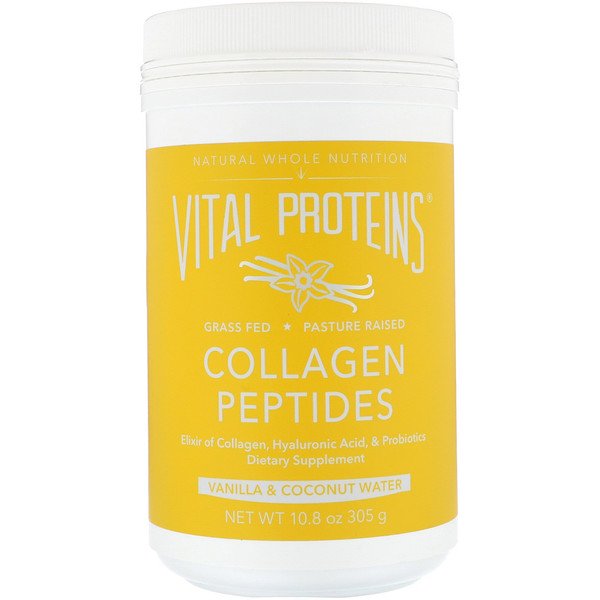 Vital Proteins, Collagen Peptides, Vanilla & Coconut Water, 10.8 oz (305 g)