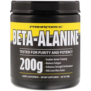 Primaforce, Beta-Alanine, Unflavored, 200 g