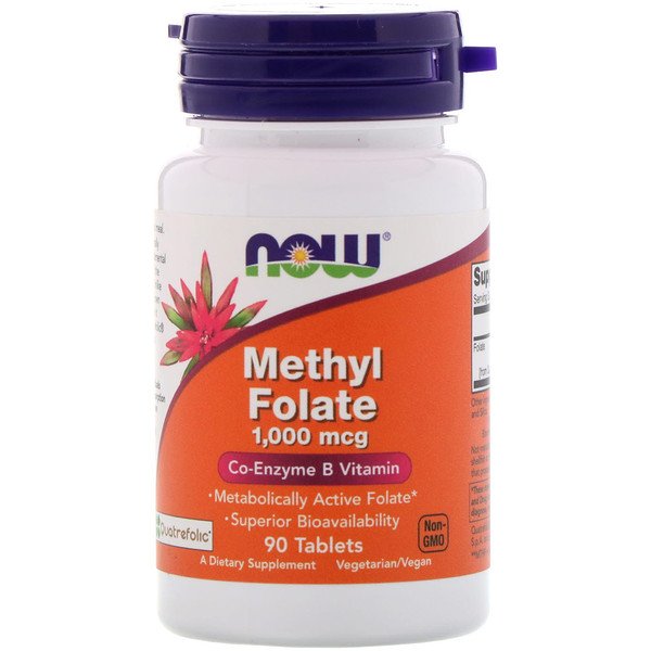 Now Foods, Methyl Folate, 1,000 mcg, 90 Tablets