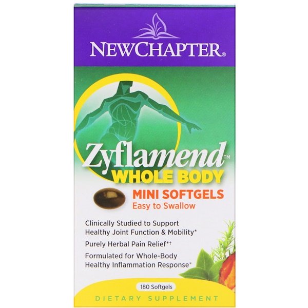 New Chapter, Zyflamend, Whole Body, 180 Mini Softgels