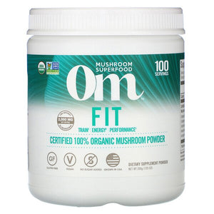 Om Mushrooms, Fit, Certified 100% Organic Mushroom Powder, 7.05 oz (200 g)