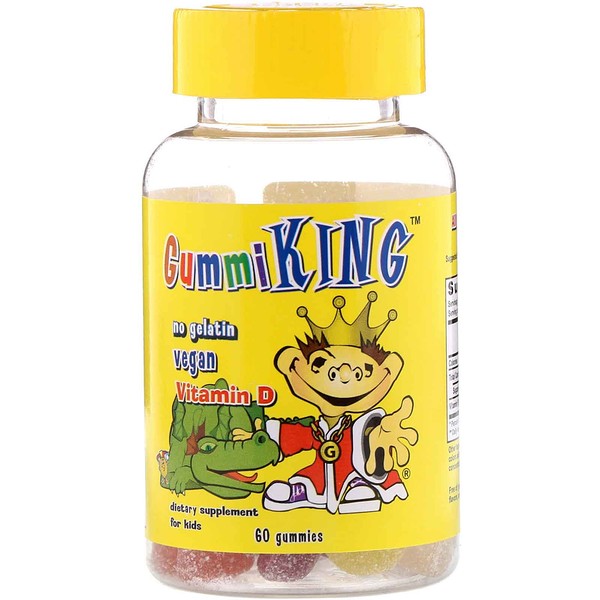 GummiKing, Vitamin D for Kids, 60 Gummies