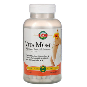 KAL, Vita Mom, Advanced Prenatal Formula, 180 Tablets