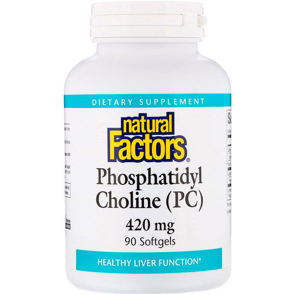 Natural Factors, Phosphatidyl Choline (PC), 420 mg, 90 Softgels