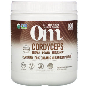 Organic Mushroom Nutrition, Cordyceps, Certified 100% Organic Mushroom Powder, 7.05 oz (200 g)