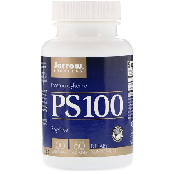 Jarrow Formulas, PS100, Phosphatidylserine, 100 mg, 60 Softgels