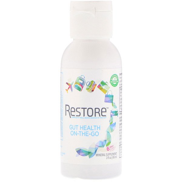 Restore, Gut Health, Mineral Supplement, On-The-Go, 3 fl oz (88 ml)