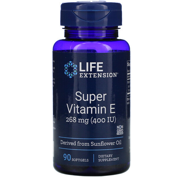 Life Extension, Super Vitamin E, 400 IU, 90 Softgels