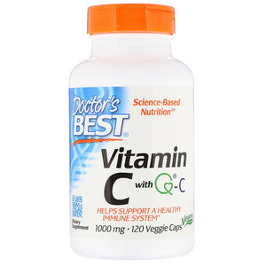 Doctor's Best, Vitamin C with Q-C, 1,000 mg, 120 Veggie Caps