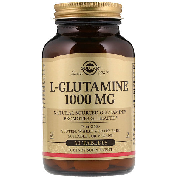 Solgar, L-Glutamine, 1000 mg, 60 Tablets