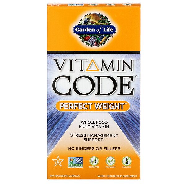 Garden of Life, Vitamin Code, Perfect Weight, 240 Vegetarian Capsules