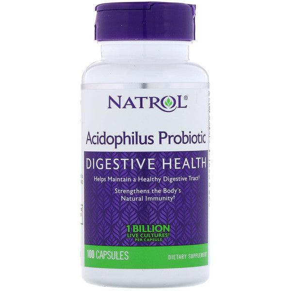 Natrol, Acidophilus Probiotic, 1 Billion, 100 Capsules