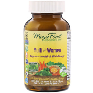 MegaFood, Multi for Women, 120 Tablets