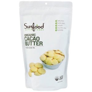 Sunfood, Organic Cacao Butter, 1 lb (454 g)