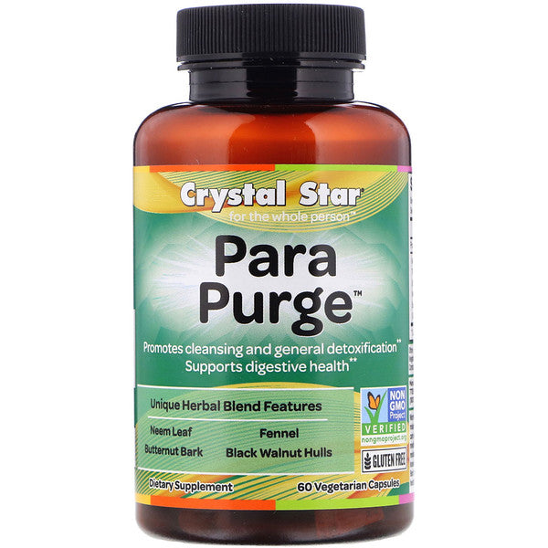 Crystal Star, Para Purge, 60 Vegetarian Capsules