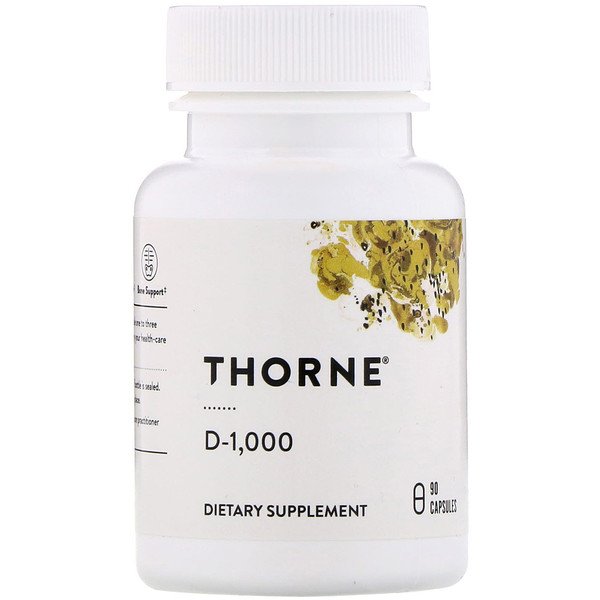 Thorne Research, D-1,000, 90 Capsules