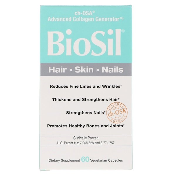 BioSil by Natural Factors, ch-OSA Advanced Collagen Generator, 60 Vegetarian Capsules