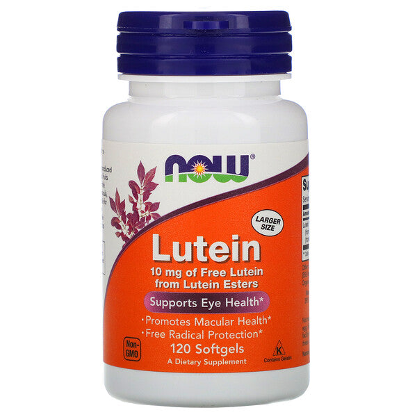 Now Foods, Lutein, 10 mg, 120 Softgels