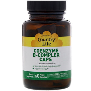 Country Life, Coenzyme B-Complex Caps, 60 Vegan Capsules