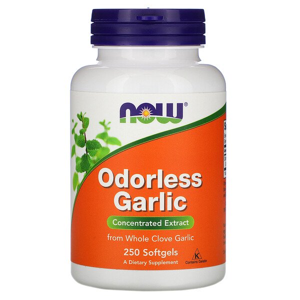 Now Foods, Odorless Garlic, Concentrated Extract, 250 Softgels