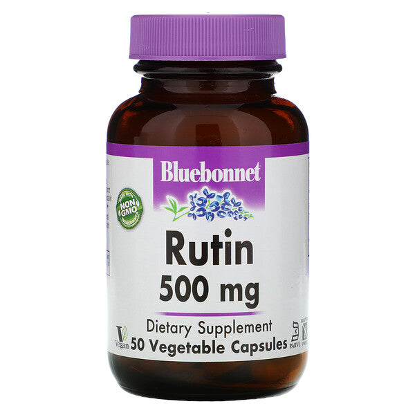 Bluebonnet Nutrition, Rutin, 500 mg, 50 Vegetarian Capsules