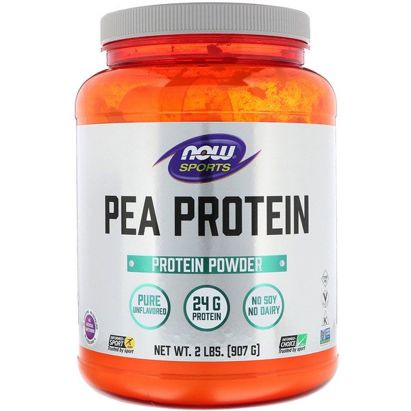 Now Foods, Sports, Pea Protein, Pure Unflavored, 2 lbs (907 g)