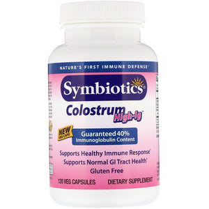 Symbiotics, Colostrum High-IG, 120 Veg Capsules