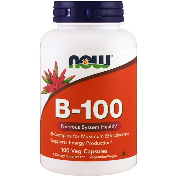 Now Foods, B-100, 100 Veg Capsules