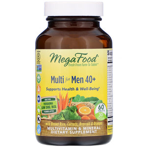 MegaFood, Multi for Men 40+, 60 Tablets