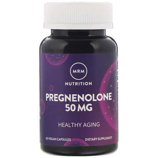 MRM, Nutrition, Pregnenolone, 50 mg, 60 Vegan Capsules