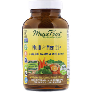 MegaFood, Multi for Men 55+, 120 Tablets