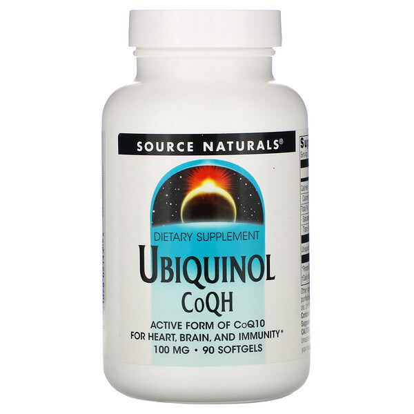 Source Naturals, Ubiquinol CoQH, 100 mg, 90 Softgels