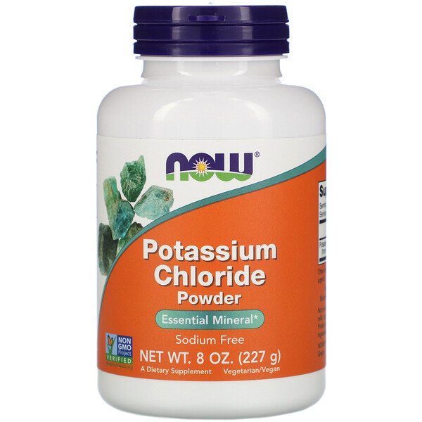 Now Foods, Potassium Chloride Powder, 8 oz  (227 g)