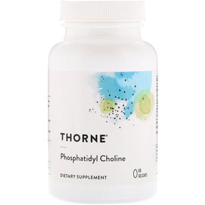 Thorne Research, Phosphatidyl Choline, 60 Gelcaps