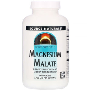 Source Naturals, Magnesium Malate, 3,750 mg, 180 Tablets