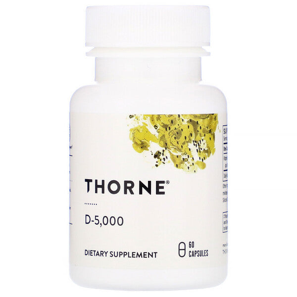 Thorne Research, D-5,000, 60 Capsules