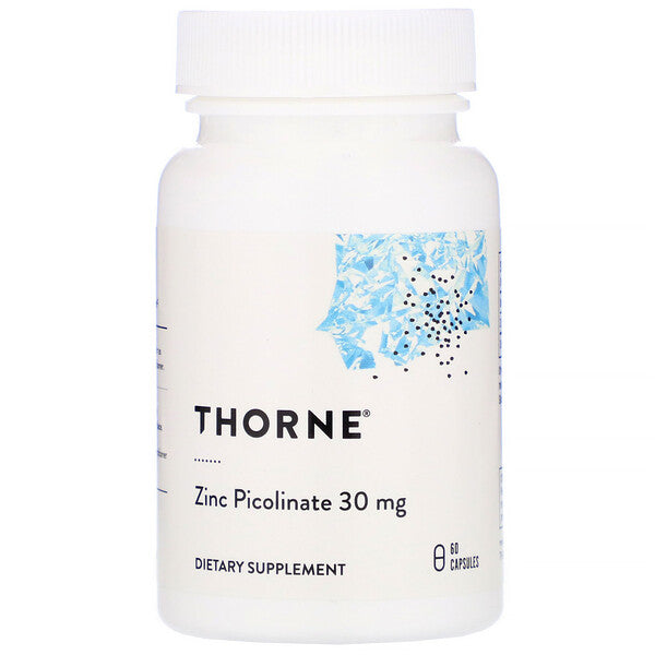 Thorne Research, Zinc Picolinate, 30 mg, 60 Capsules