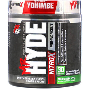 ProSupps, Mr. Hyde, Nitro X, Pre Workout, Sour Green Apple, 7.8 oz (222 g)