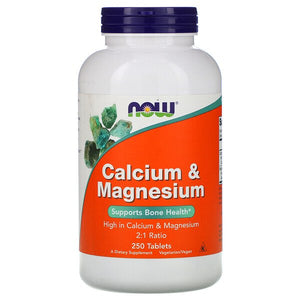 Now Foods, Calcium & Magnesium, 250 Tablets