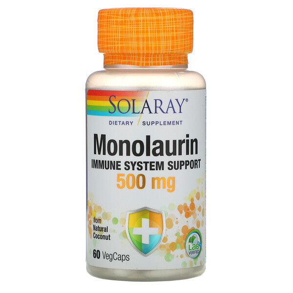 Solaray, Monolaurin, 500 mg, 60 VegCaps