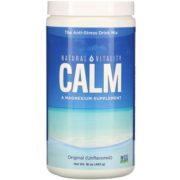 Natural Vitality, Calm, The Anti-Stress Drink, Original (Unflavored), 16 oz (453 g)