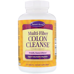 Nature's Secret, Multi-Fiber Colon Cleanse, 275 Tablets