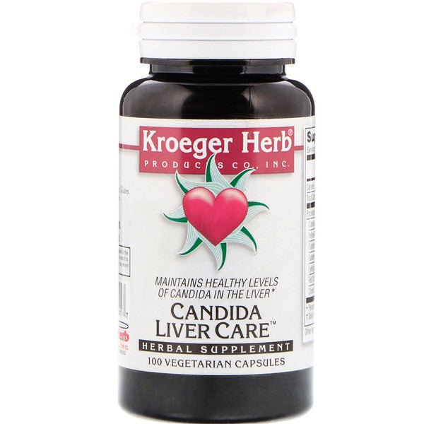 Kroeger Herb Co, Candida Liver Care, 100 Vegetarian Capsules