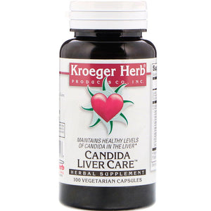 Kroeger Herb Co, Candida Liver Care, 100 Vegetarian Capsules